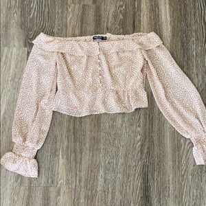 Off the shoulder blouse